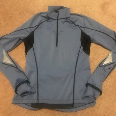 Sugoi Womens Blue 1/4 Zip Pullover Running Biking Longsleeve Top Small Jacket - Image 1 of 4