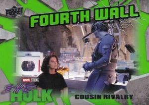 2024 Upper Deck She-Hulk Attorney at Law NEON GREEN -FOURTH WALL #FW-4 - Picture 1 of 1