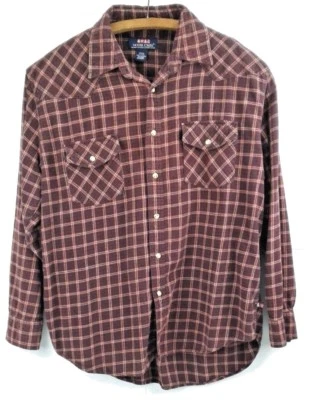 Moose Creek Western Legendary Ourdoor Men's Flannel Sz 2XL Shirt Pearl Snap - Изображение 1 из 4