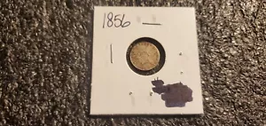 1856 3 Cent Silver Piece, Trime !! Light Toning, High Grade !!! - Picture 1 of 7