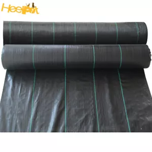 Weed Cover Weed Barrier Fabric 3.2 Ounce Woven Ground Landscape 4 × 150FT - Picture 1 of 12