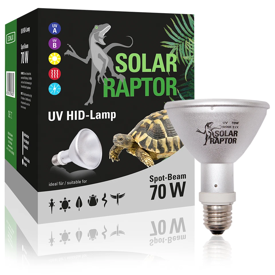 ECONLUX SOLAR RAPTOR® UV HID-Lampe 70W PAR30 Spot-Strahler 23,6°