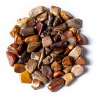 1/4 lb Tumbled Petrified Wood Gemstone Crystals 50-70 Stones Fossil Gem Specimen