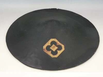 Antique Japanese JINGASA JINKASA Samurai Helmet Hat Yoroi Kabuto Wid:40cm #13 - Image 1 of 4