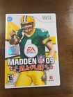 Madden NFL 09: All-Play (Nintendo Wii, 2008) CIB! Tested & Cleaned!