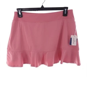 Tommy Bahama Golf Womens L Solid Coral Pink UPF 50 Moisture Wicking Skort - Picture 1 of 6
