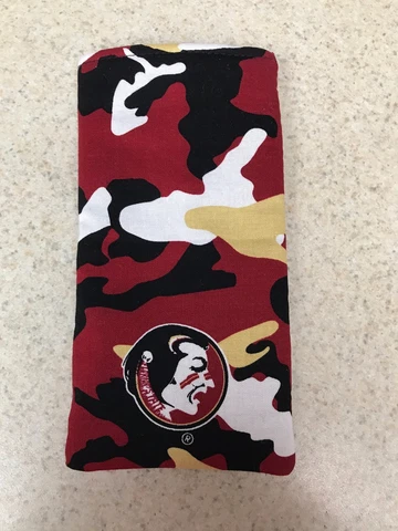 Eyeglass / Sunglass Soft Fabric Case -  Florida State University - Camo - NCAA Cover