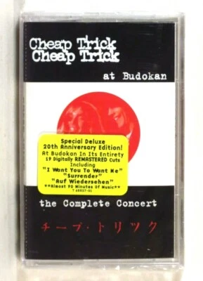 CHEAP TRICK - At Budokan: Complete Concert 1998 1ST US issue cassette SEALED - Image 1 of 2