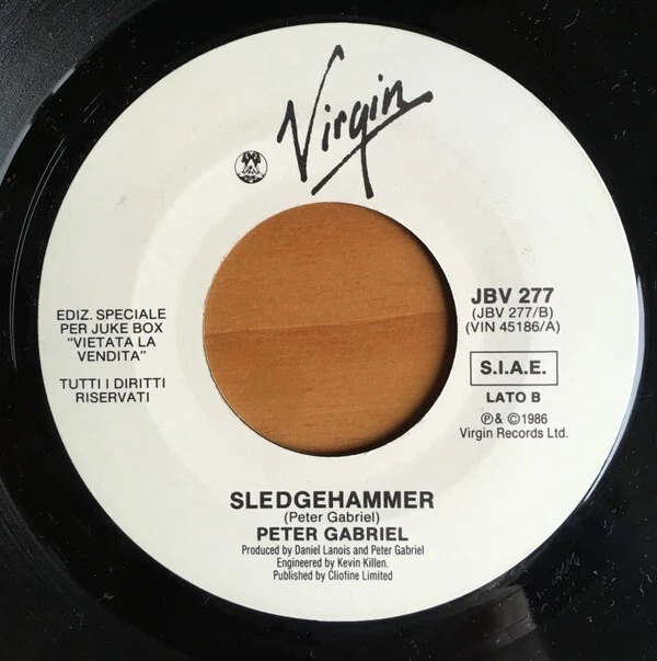 Culture Club / Peter Gabriel ‎– God Thank You Woman / Slegdehammer  (7"Jukebox) - Immagine 1 di 1