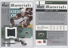 2005-06 Fleer Hot Prospects Hot Materials Matt Foy #HM-MF Rookie RC