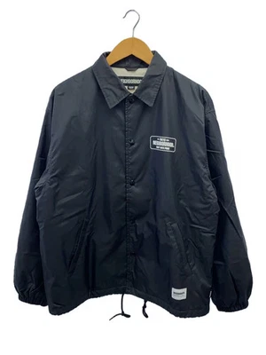 Chaqueta de nailon NEIGHBORHOOD, talla M, negra, color liso, 241TSNH-JKM06 Foto 1 de 4