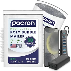 Waterproof and Thick Poly Bubble Mailer with 5/16 Medium - Picture 1 of 36