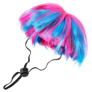 Peluca para mascotas Tocado Peluca para perro Tocado Halloween Juegos con disfraces Peluca para cachorro Accesorios de fiesta - Imagen 1 de 12