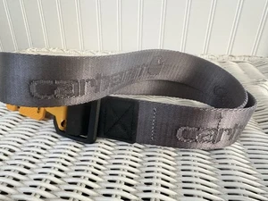 Carhartt dicker Nylon Gürtel Gr. Medium 34-36 verstellbar SPELLOUT grau Arbeit - Bild 1 von 4