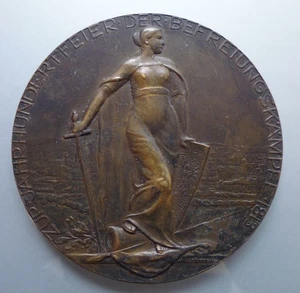 Medaille - Bronze - Zur Jahrhundertfeier Der Befreiungskriege 1813 - Bild 1 von 3