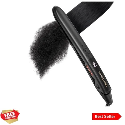 100% Pure Titanium Flat Iron - Effortless Curls and Sleek Looks in One Tool - Image 1 of 4