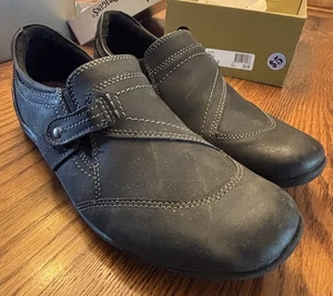 Earth Origin Zapato Mujer 11 Negro Nuevo En Caja Cuero Superior - Imagen 1 de 14