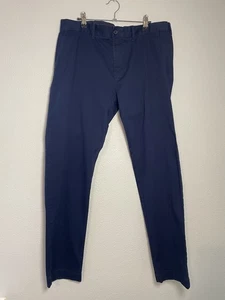 J Crew Mercantile Flex Straight Chino Pants Men's Size 36x32 Navy Pants - Picture 1 of 8