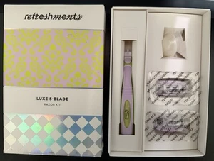 REFRESHMENTS Luxe 5-Blade Razor Kit - New In Box - Picture 1 of 1