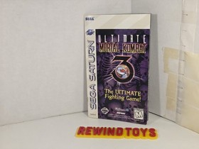 Sega Saturn Ultimate Mortal Kombat 3 Manual ONLY