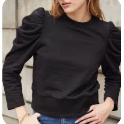 Agotado NYC Just Suff Mujer Pullover Sudadera M Algodón Orgánico Foto 1 de 4