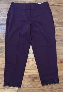 Vestido Pantalones Lane Bryant Ciruela Oscuro Talla: 16 The Allie Slim Tobillo Nuevo - Imagen 1 de 5