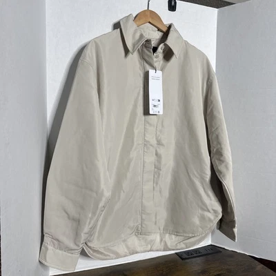 NEW ALO Socialite Shacket Bone   S Lightweight Unisex Oversized Jacket - Image 1 of 4