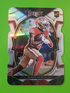 2022 Panini Select #6 Danny Gray RC Rookie 49ers Silver Holo Die-Cut Prizm - Bild 1 von 2