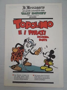 Walt Disney Il Messaggero anno 1989 Topolino e i pirati seconda parte - Picture 1 of 1