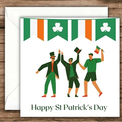 *SALE* Happy St Patrick's Day Greeting Cards - Image 1 of 2