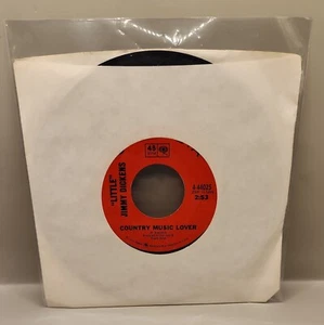 "Little" Jimmy Dickens. Country Music Lover/ You've Destroyed Me 45 RPM..(1967) - Picture 1 of 4