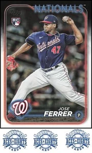2024 Topps Jose Ferrer Rookie RC Washington Nationals #85 - Picture 1 of 2