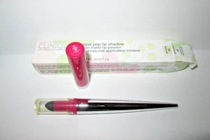 Clinique Pop Lip Shadow Cushion Matte FUCHSIA POP .04 oz. Full Size Boxed - Picture 1 of 2