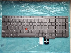 Lenovo THINKPAD P16 (Gen2) Tastatur Arabisch Grau Beleuchtet 5N21F39325 - Bild 1 von 2