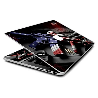 Skin Wrap for MacBook Pro 15 inch Retina, Military Rifle America Flag - Image 1 of 4