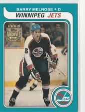 2002 2003 Topps OPC Archives Winnipeg Jets Rookie Reprint Barry Melrose # 45