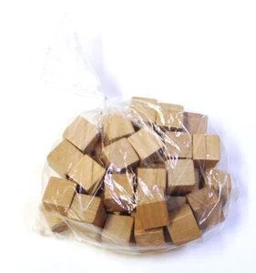 Juego de 40 bloques de madera sin terminar de 1 pulgada - Imagen 1 de 2