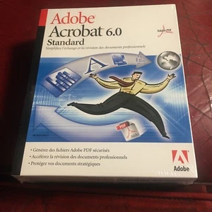 New Sealed adobe acrobat 6.0 standard Windows Fr - Photo 1/5