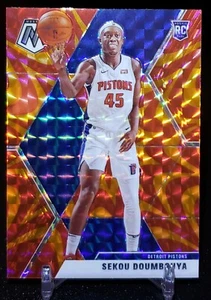 2019-20 Mosaic Sekou Doumbouya Reactive Orange Prizm Rookie RC #243 Nets - Bild 1 von 2
