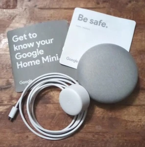 Mini altavoz inteligente Google Home con asistente de Google - tiza (GA00210-EE. UU.) - Imagen 1 de 12