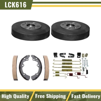 Rear Brake Drums & Brake Shoes Hardware Spring Kit Fits 1991 Mazda Protege - Изображение 1 из 4