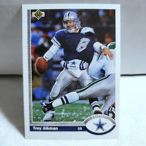 1991 Upper Deck #152 Troy Aikman Dallas Cowboys - Bild 1 von 2
