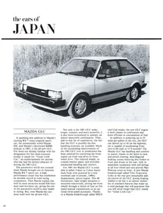Mazda GLC Great Little Car 1981 SF Car Show Write Up magazine CLIPPING photo - Picture 1 of 1
