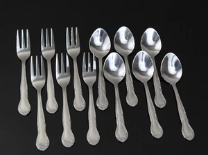 Children Toddler Silverware 12pc Set - Picture 1 of 3