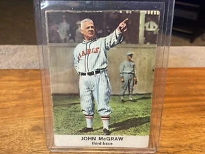 1961 Golden Press Baseball John McGraw New York Giants Card #23. VG - Picture 1 of 3