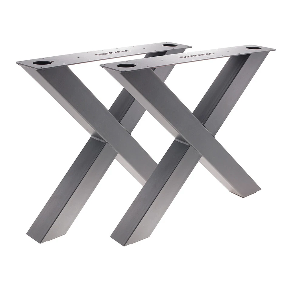 2 X Tischgestell 10 x 10cm Tischuntergestell Tischkufen Tischbeine Tisch DB703 - Bild 1 von 1