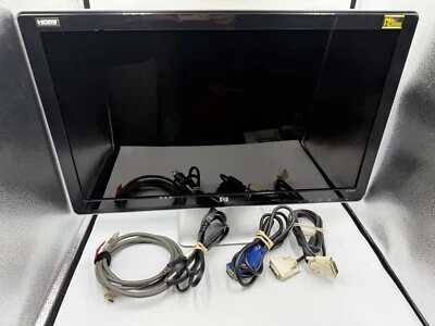 HP 2509m Wide LCD Monitor 25" Widescreen VGA DVI HDMI 1080p HD w/Speakers NT195A - Image 1 of 4