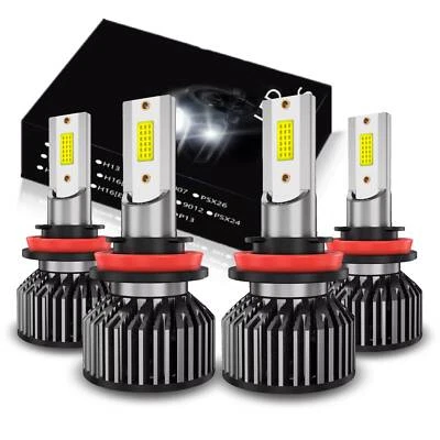 For Jeep Grand Cherokee Limited Sport Utility 2017-2022 2023 LED Headlight Bulbs - Image 1 of 4