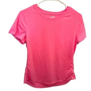 Avia Girls Sz Small 4-6 Active Athletic T-Shirt Neon Pink Short Sleeve Crewneck - Picture 1 of 9