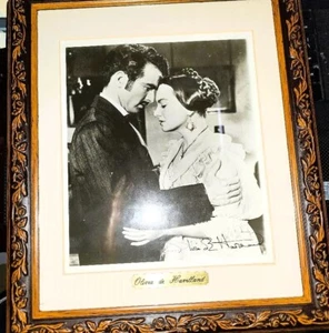 OLIVIA DE HAVILLAND signed GONE WITH THE WIND, ROBIN HOOD, CAPTAIN BLOOD COA - Picture 1 of 7